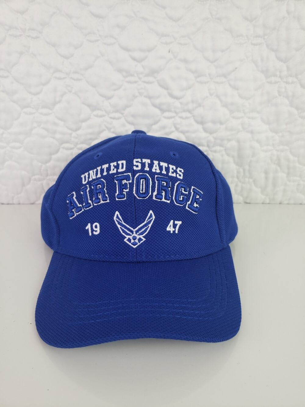 US Air Force Emblem Adjustable Embroidered Cap Licensed Hat Blue New